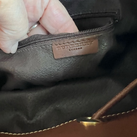 BURBERRY Vintage Haystack Plaid Hobo Bag - Picture 12 of 12